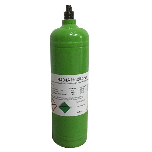 Refrigerant R404A 1Lit / 790g 1/4" SAE refillable