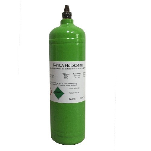 Refrigerant R410A 1Lit / 800g 1/4" SAE refillable